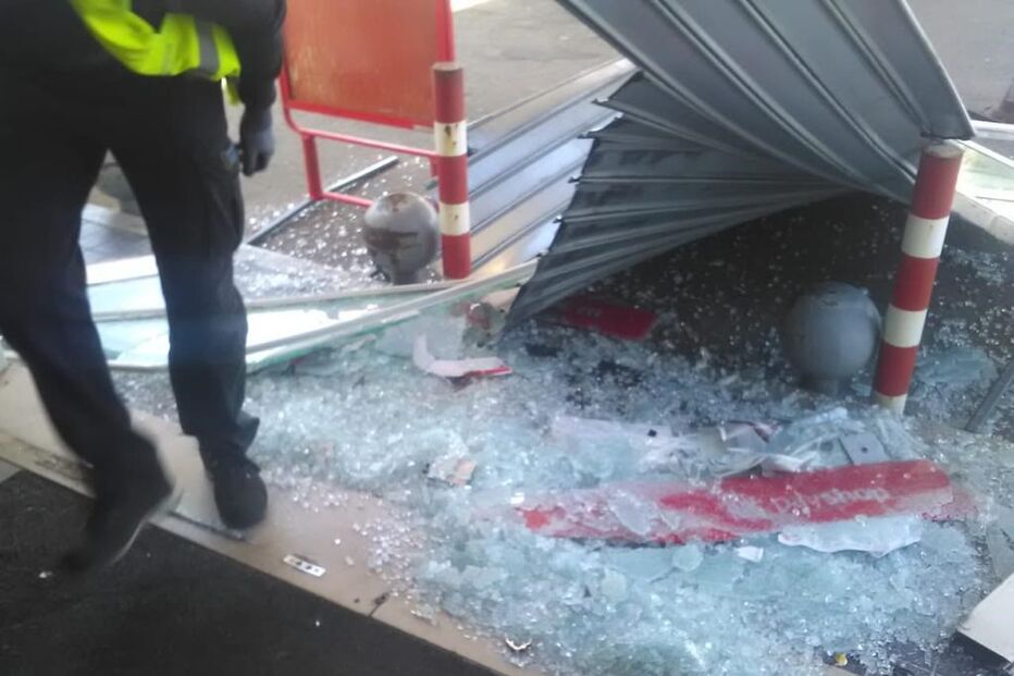 Bomba de combustível da Cepsa assaltada e vandalizada em Vila do Conde