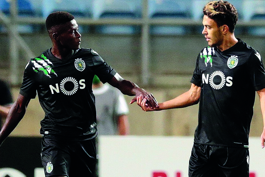 Nuno Mendes e Pedro Gonçalves (da esq. para a dir.) são os jogadores do Sporting com maior valor de mercado   