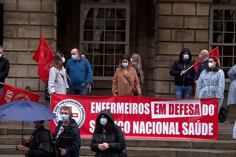 Manifestação enfermeiros Porto