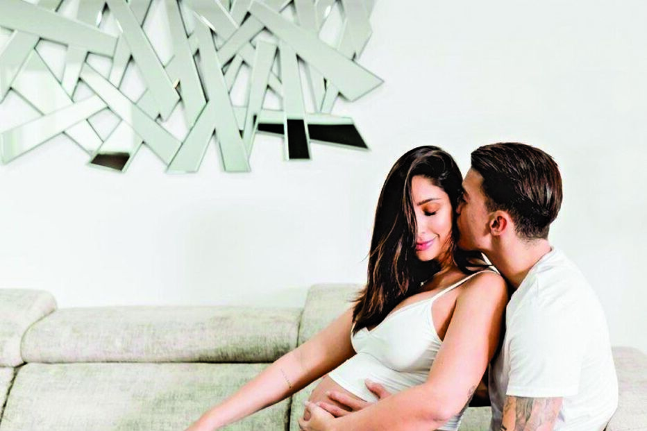 Cindy Álvarez Garcia em contagem descrescente para o parto