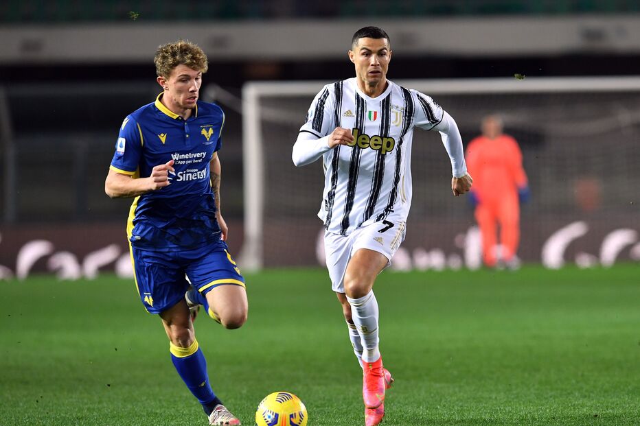 Ronaldo marca no empate da Juventus em casa do Verona