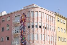 Carlos do Carmo eternizado em mural pintado na freguesia de Alvalade em Lisboa