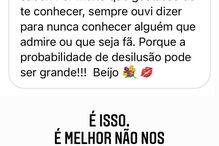 Uma das mensagens que Pipoca recebeu