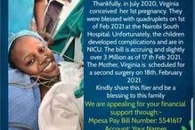 Virginia fez apelo nas redes sociais