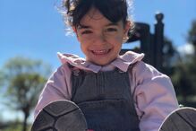 Uma das filhas de Luciana Abreu