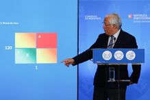 António Costa na apresentação do plano de desconfinamento, no dia 11 de março.