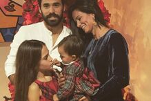 Cláudia Vieira, João Alves, Maria e Caetana