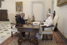 Presidente da República no Vaticano com o papa Francisco