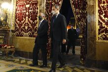 Marcelo Rebelo de Sousa recebido pelo rei de Espanha em Madrid
