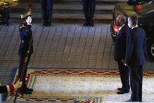 Marcelo Rebelo de Sousa recebido pelo rei de Espanha em Madrid