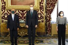 Marcelo Rebelo de Sousa recebido pelo rei de Espanha em Madrid