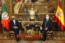 Marcelo Rebelo de Sousa recebido pelo rei de Espanha em Madrid