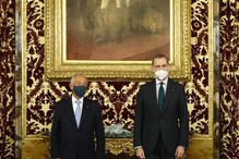 Marcelo Rebelo de Sousa recebido pelo rei de Espanha em Madrid