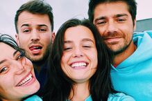 Carolina Carvalho, David Carreira, Kelly Bailey e Lourenço Ortigão