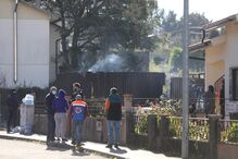 Incêndio em casa em Penacova