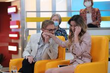 Ágata Rodrigues emocionada no 'Manhã CM'