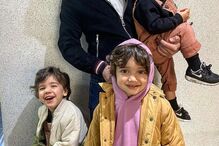 Diogo Clemente e os filhos do casal