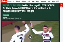 Jogo entre Portugal e Sérvia é destaque na imprensa internacional