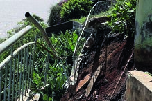 Registadas várias derrocadas em bairros de Câmara de Lobos, Madeira