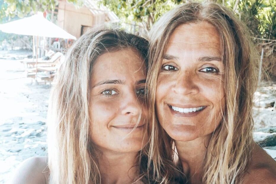 Carolina Norton de Matos e a mãe Xana