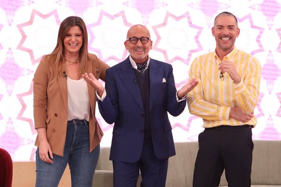 Maria Botelho Moniz, Manuel Luís Goucha e Cláudio Ramos