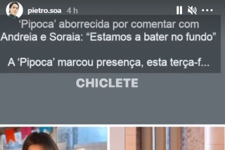 A reação de Pedro Soá