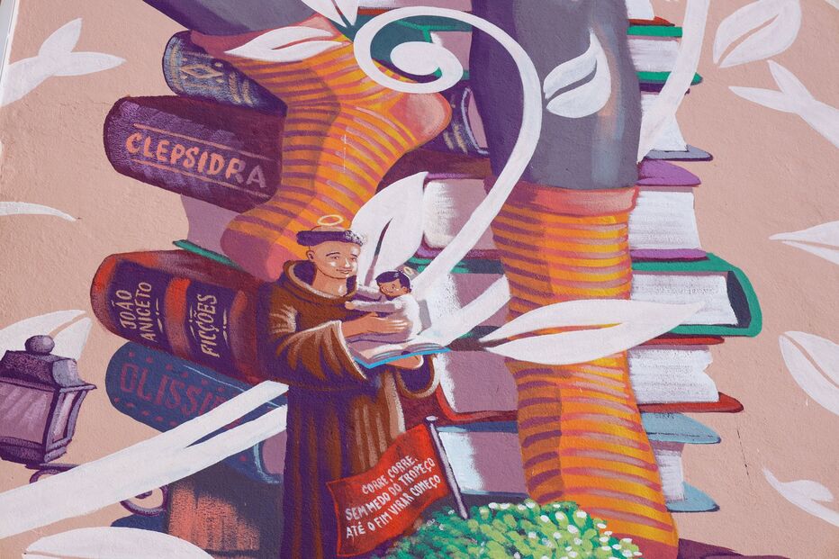 Carlos do Carmo eternizado em mural pintado na freguesia de Alvalade em Lisboa