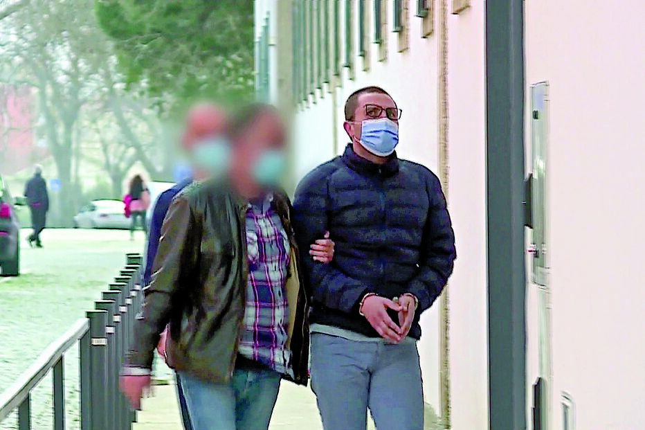 Nuno Soares esta quinta-feira, à chegada do Tribunal de  Penafiel