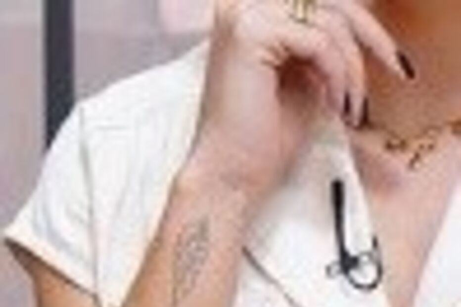 A tatuagem de Carolina Carvalho