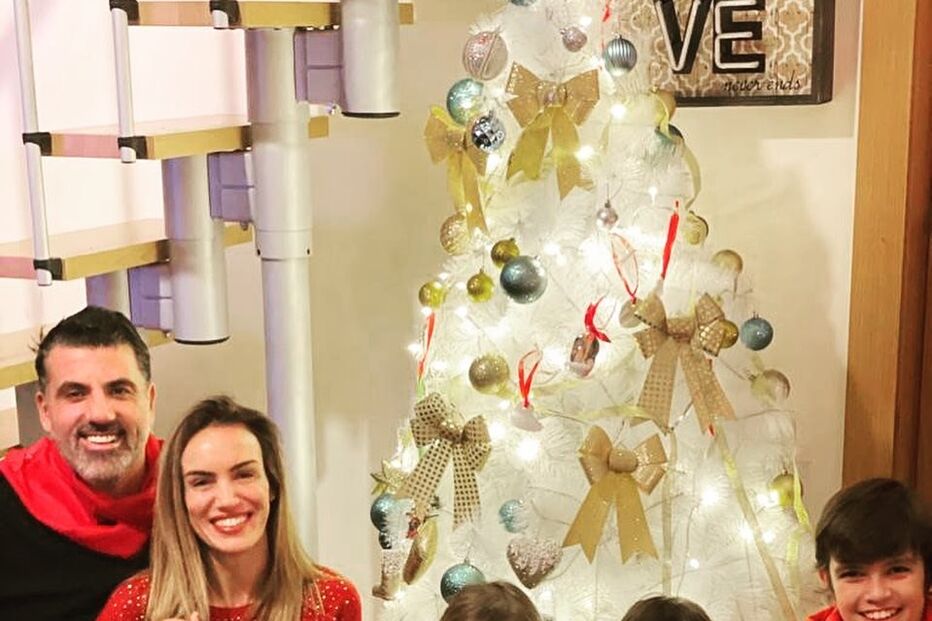 Liliana Aguiar com a família