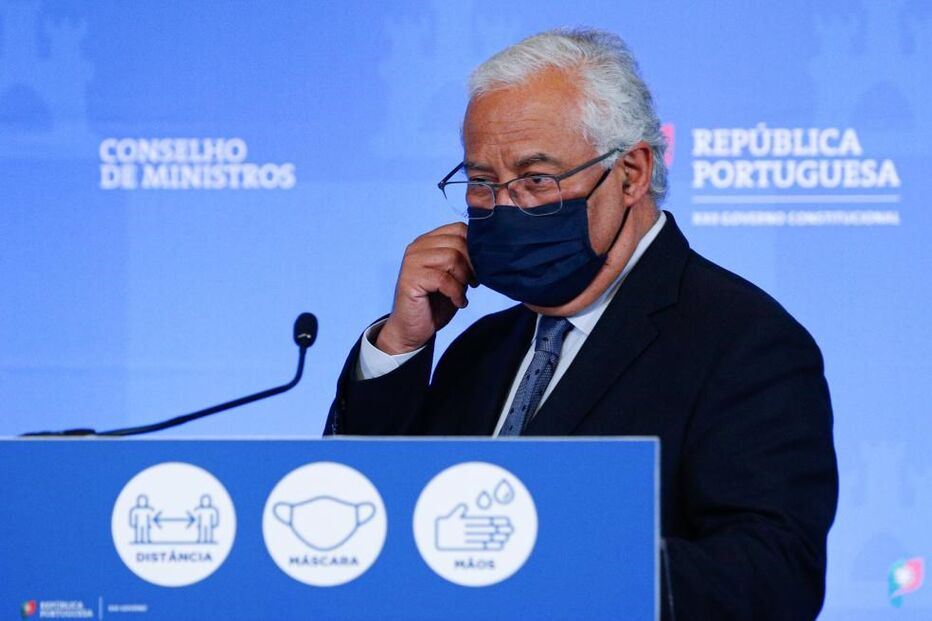 António Costa na apresentação do plano de desconfinamento, no dia 11 de março.