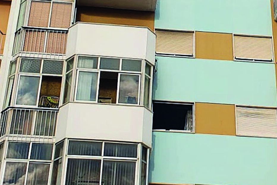 Incêndio causou fumo intenso   