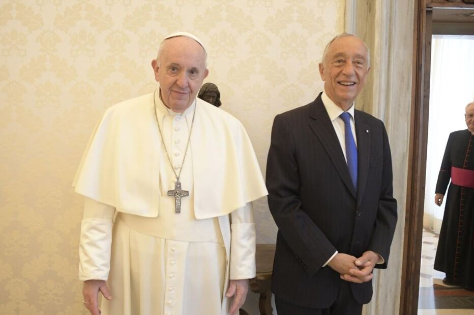 Presidente da República no Vaticano com o papa Francisco