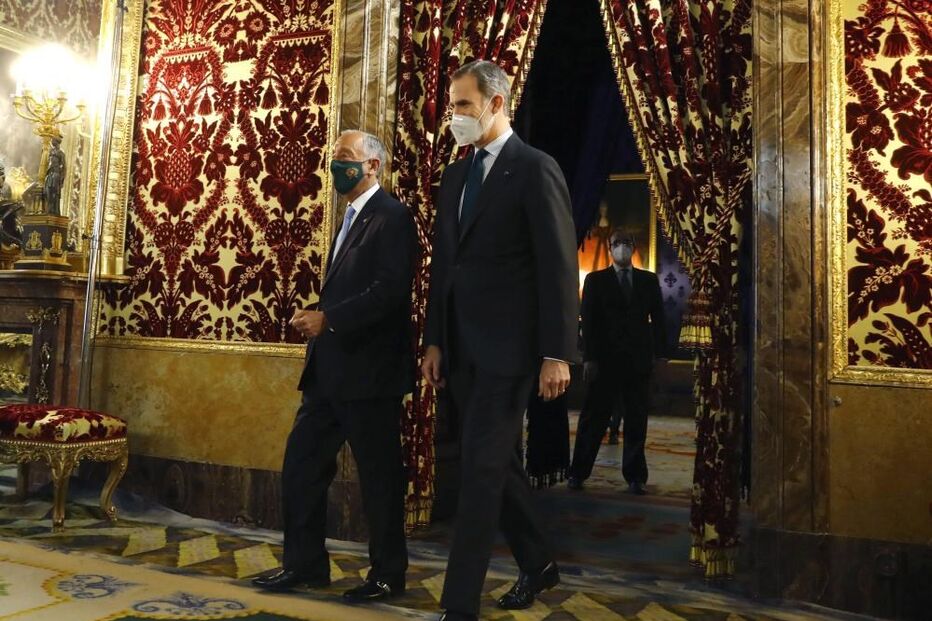 Marcelo Rebelo de Sousa recebido pelo rei de Espanha em Madrid