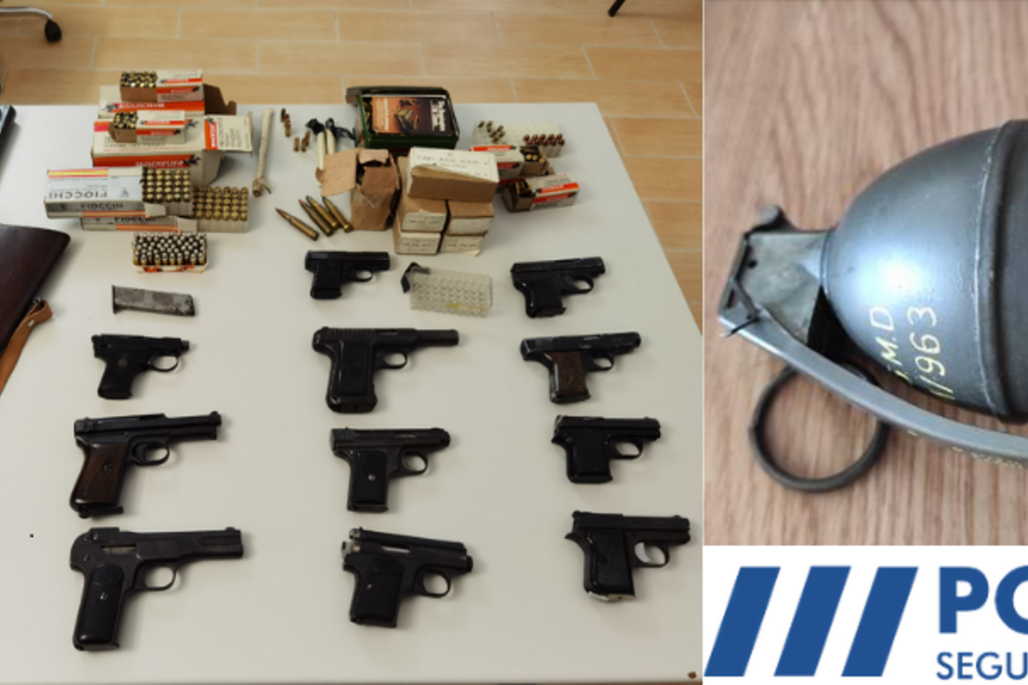 Homem detido em Lisboa por violência doméstica tinha mais de 10 armas em casa