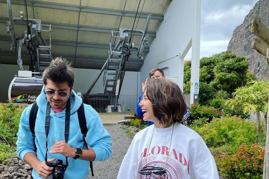 Lourenço Ortigão e Carolina Carvalho