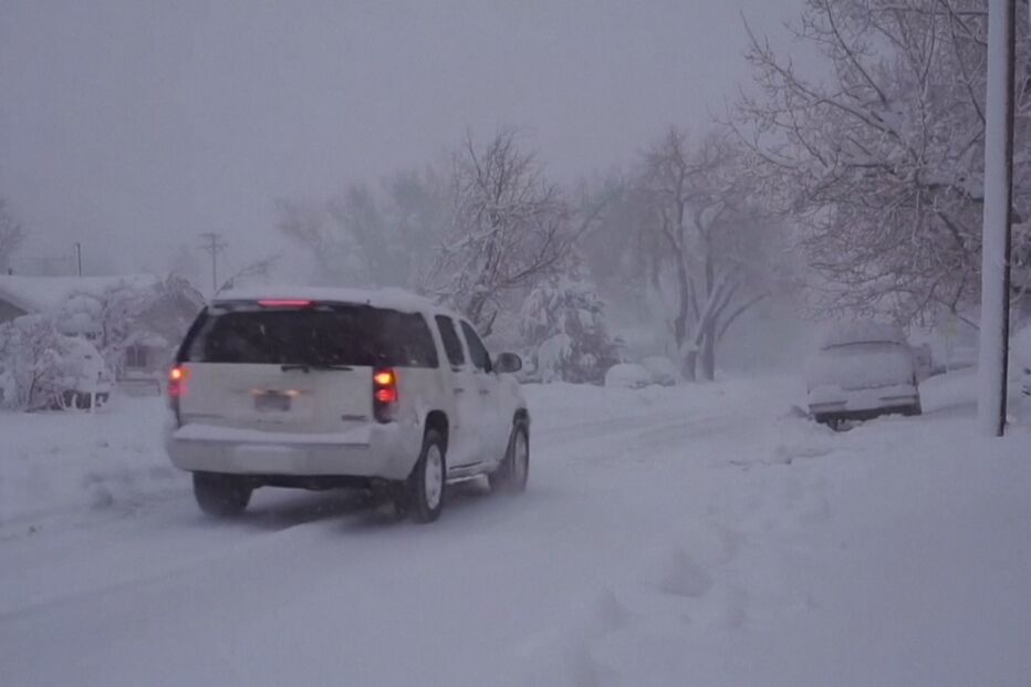 Tempestade de neve atinge os EUA