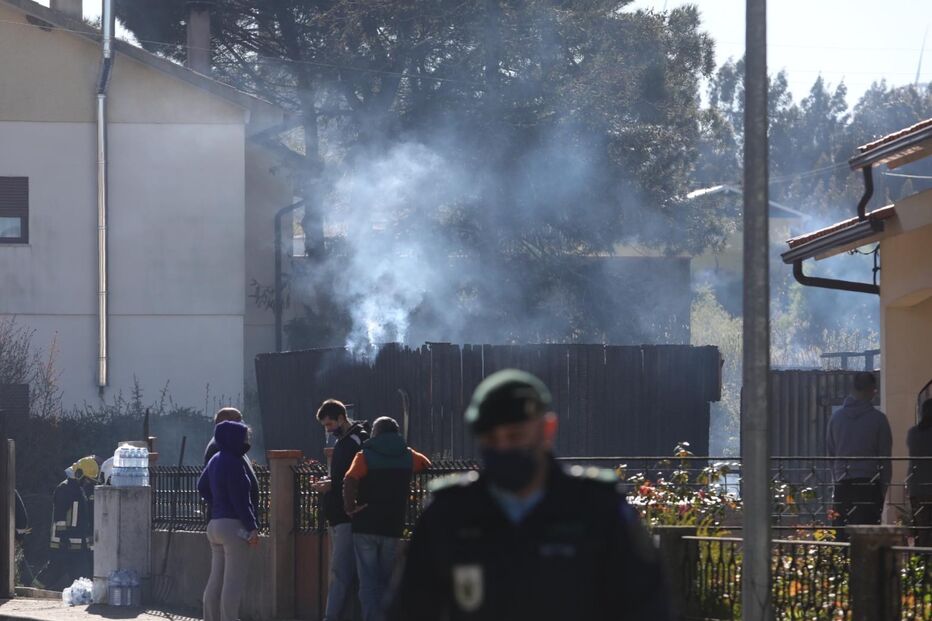 Incêndio em casa em Penacova