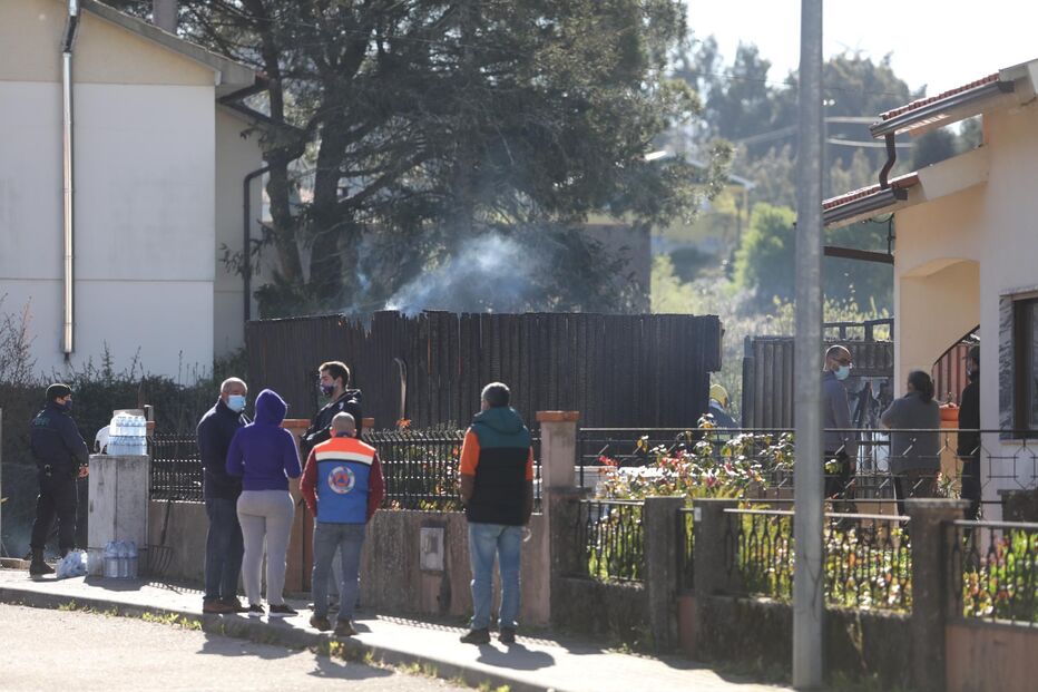 Incêndio em casa em Penacova