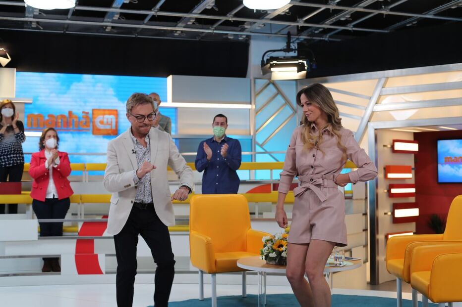 Ágata Rodrigues e Duarte Siopa no 'Manhã CM'