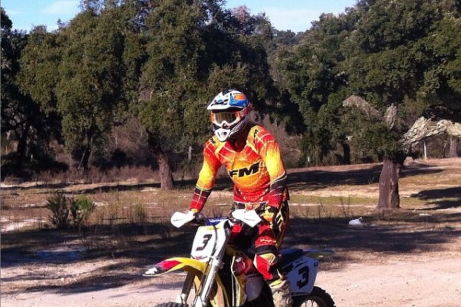 Polícia, mota de enduro