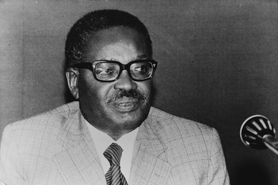 Agostinho Neto, pai de Leda da Silva Neto. Foi o primeiro presidente angolano