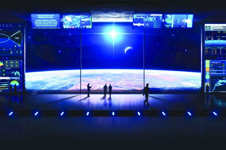 Haverá restaurantes, casino, spa e sala  de espetáculos. Todos os luxos a bordo da Voyager Station