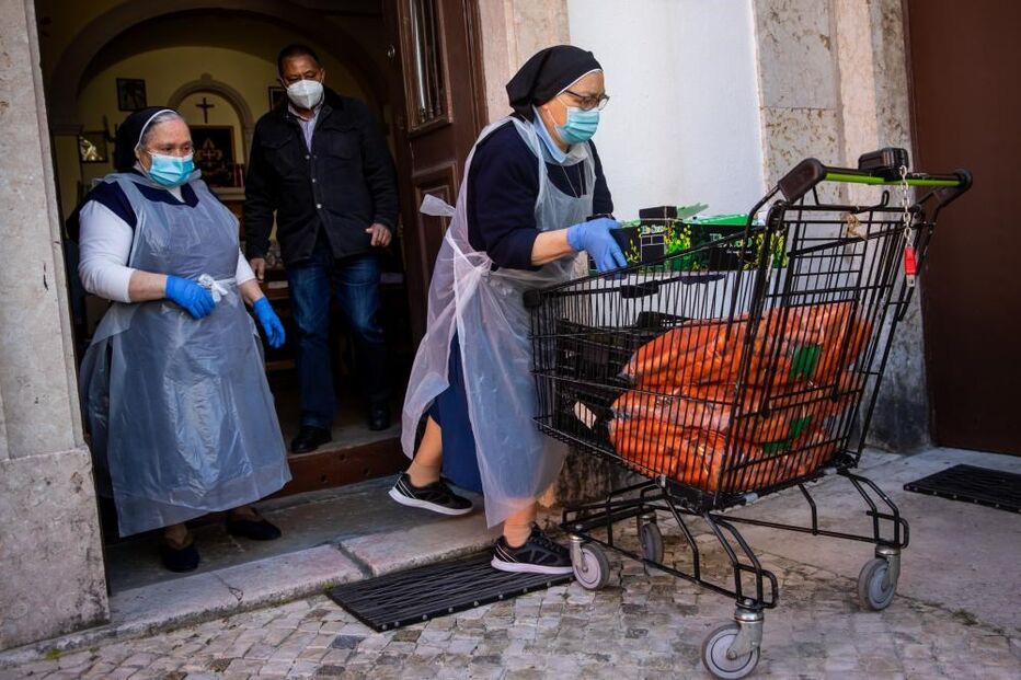 Centro Social da Igreja São Sebastião da Pedreira, que é apoiado pelo Banco Alimentar contra a Fome