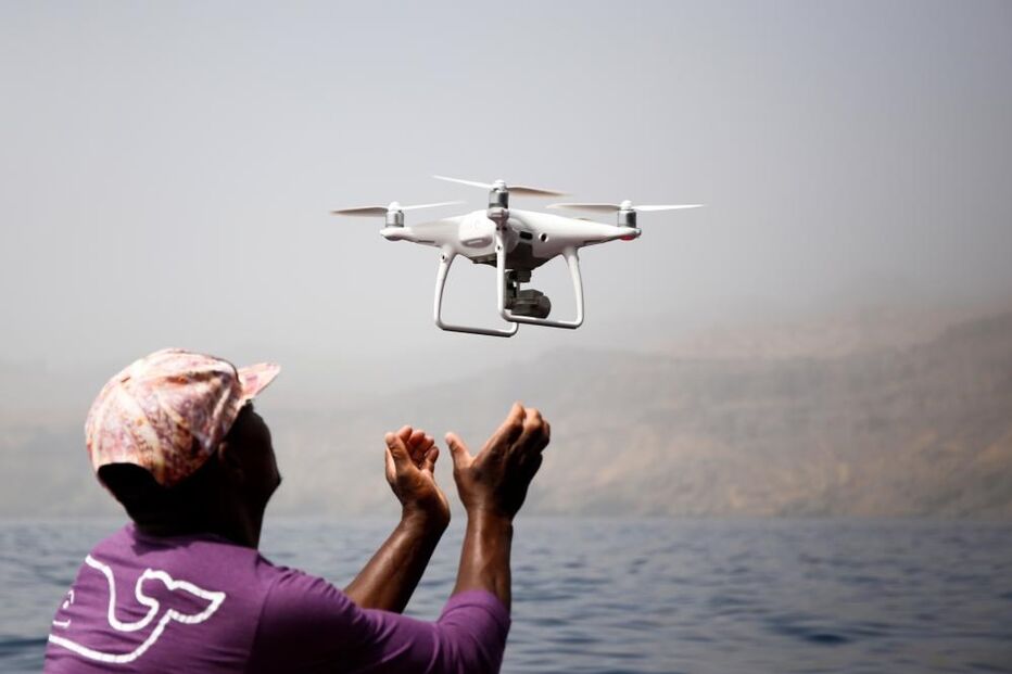 Drone português conta alcatrazes na inacessível Baía do Inferno em Cabo Verde