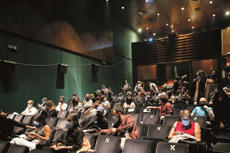Sala de espetáculos durante a pandemia
