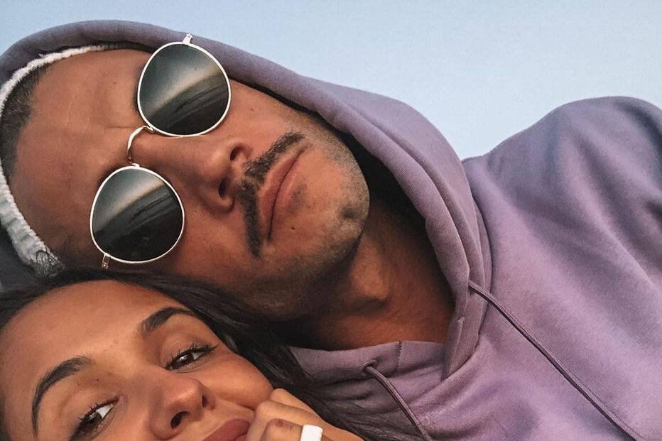 Pedro Barroso e a namorada Mariana Marques