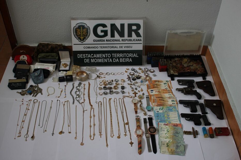 apreensão, viseu, furtos