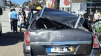 Dois feridos graves em colisão entre dois carros em Santa Maria da Feira