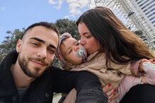 Diogo Piçarra, Mel Jordão e a filha, Penélope